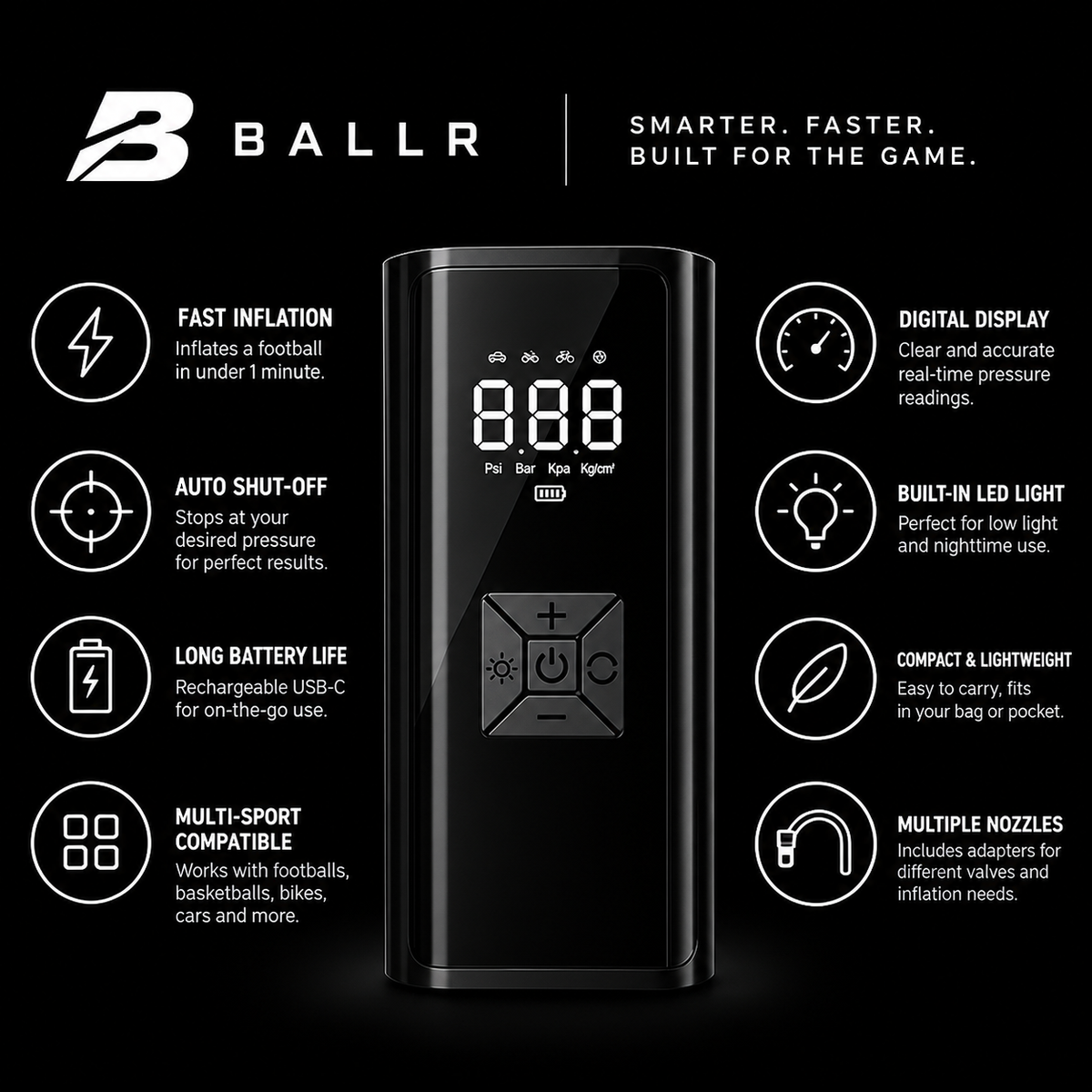 BALLR Portable Air Pump™